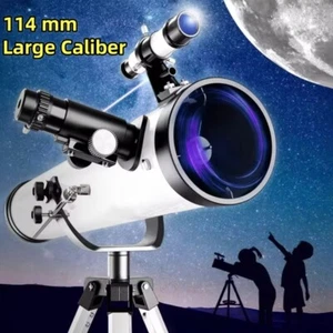 Astronomical Telescope 114mm Aperture HD High Resolution HD 525 Zoom 3 Eyepieces - Picture 1 of 21