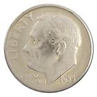 1953-S Roosevelt Dime Average Circulated 90% Silver