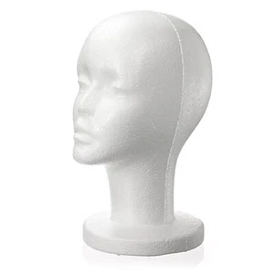 female foam MANNEQUIN head holder stand display wig hat glasses - Picture 1 of 1