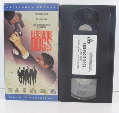 Reservoir Dogs VHS Tape VCR Vintage 1992 90s Tested Quentin Tarantino - Image 1 of 4