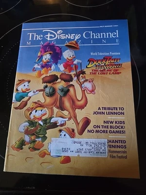 Disney Channel Magazine July/August 1991 Duck Tales, New Kids on the Block! - Image 1 of 2