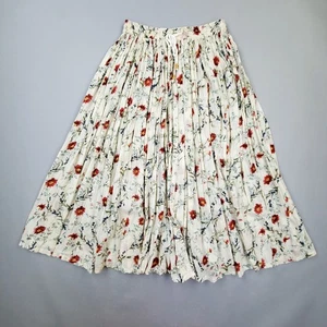 Vintage 80er 90er Hunt Club Blumen Besen Rock Maxi Gr. L Preppy Prairie Cottagecore  - Bild 1 von 8