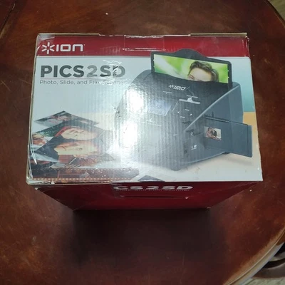ION Pics 2 SD Photo Slide Film Scanner 5.1MP 2500 DPI 35mm Negatives Slides NEW! - Image 1 of 4