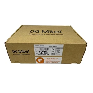 Mitel 6940W Gigabit Wi-Fi IP Phone with Cordless Handset - Black (50008387) New - Picture 1 of 1