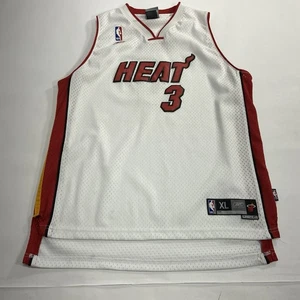 Reebok Dwayne Wade Trikot Youth XL +2 weiß Miami Heat #3 - Bild 1 von 9