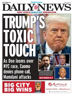 NEW YORK TÄGLICHE NACHRICHTENZEITUNG TRUMP'S TOXIC TOUCH DAY 8.8.25 - Bild 1 von 2