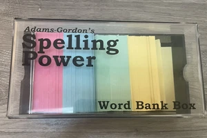 Spelling Power Spelling power bank box  Beverly Adams Homeschool 4 colors blank - Picture 1 of 7
