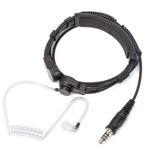 Telescopic Heavy Duty Throat Vibration Headset Plug for Walkie Talkie4159 - Afbeelding 1 van 6