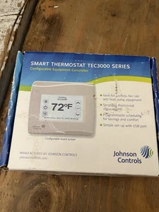 Johnson Controls TEC3000 Smart Thermostat Controller - Picture 1 of 1