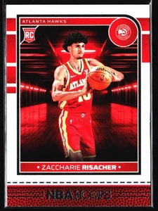 2024-25 Hoops Red Backs Zaccharie Risacher Rookie Atlanta Hawks #231 - Picture 1 of 2