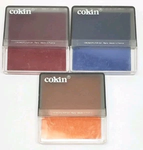 Vintage Cokin Cromofilter SA Lot of 3 with Protective Cases - Picture 1 of 3