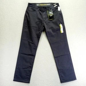 Lee Extreme Motion MVP Straight Taper Men's Pants Dark Gray Size 34x30 NWT - Picture 1 of 9