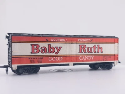 Tyco HO Scale Vintage Baby Ruth Box Car NADX #5342 Model Train Rolling Stock - Image 1 of 4
