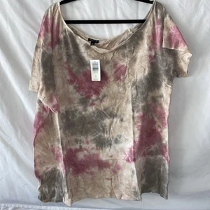 Torrid schulterfreies Callie Damengröße 3 Batik Oberteil Bluse neu mit Etikett - Bild 1 von 3