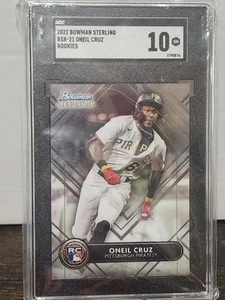 Oneil Cruz 2022 Bowman Sterling Refractor RC SGC 10 - Picture 1 of 2