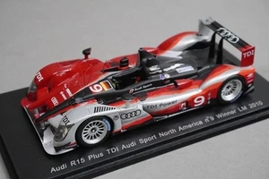 1:43 SPARK 43LM10 Audi R15 Plus TDI Sport North American Le Mans 2010 #9 - Picture 1 of 11