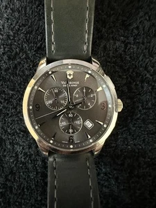 Victorinox Swiss Army Alliance Chronograph 241479 Black Dial Quartz Men's Watch - Picture 1 of 4