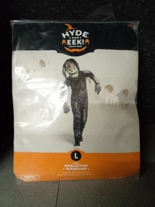 Hyde and Eek Kid’s Skeleton Warrior Halloween Costume Large (12-14) - Picture 1 of 2