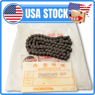 For Honda CB125S CB CL SL XL TL125 100 XR200 R XL185S Cam chain 25H 100L Nos JPN - Image 1 of 4