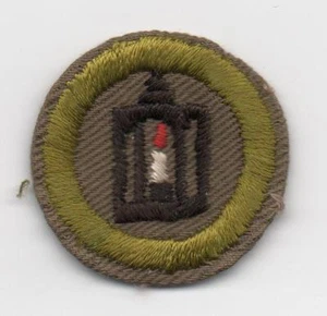Insignia de mérito de metalurgia (versión gruesa.), Tipo C Bronceado Estrecho Crimpado (1936-46), Usado - Imagen 1 de 1