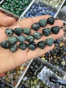 10 piezas jaspe kambaba natural mini corazón tallado a mano cuarzo cristal reiki regalo - Imagen 1 de 5