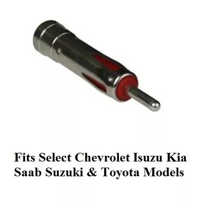 Adaptador de enchufe de antena de fábrica convertible estándar macho para instalar radio de repuesto Foto 1 de 3