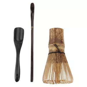 BambooMN Brand - Matcha Tea Short Whisk - Black - Multiple Set Sizes Available - Picture 1 of 18