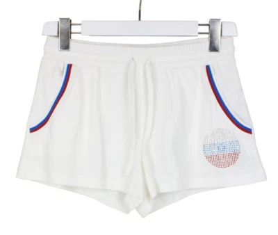 EMPORIO ARMANI EA7 Train Soccer World Shorts Women's SMALL Elastic Waist Stretch - Image 1 of 4