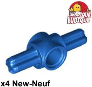 LEGO Technic 4x Eje Pin Opposite Connector Conector Hub Azul/Azul 27940 - Picture 1 of 1