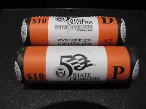 2008 Arizona P+D State Quarter Rolls United States ($0.25) Mint Rolls - Picture 1 of 1