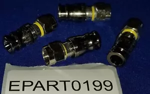 EPART0199 - Liberty AV CM-RG59M-F C-Tec2 RG59 F Plugs Single Dual Tri Quad EACH - Picture 1 of 3