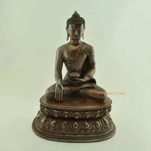 Handgeschnitzte feine Qualität Shakyamuni Buddha / Tomba Kupfer Statue Patan, Nepal - Bild 1 von 10