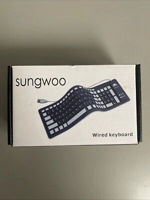 Sungwoo Wired Usb 2.0 Flexible Keyboard | Opened box, Working - Image 1 of 2
