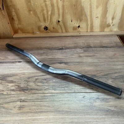 Barra elevadora vintage Bontrager de 5 grados MTB 25,4 580 mm sin cortar tiro bajo Foto 1 de 4