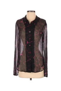 Theyskens Theory Blouse, Sheer Black, Size Small, EUC Retail $295 - Picture 1 of 2