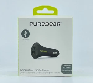 24W Dual Port USB-A Fast Car Charger iPhone 12 13 14 15 Samsung S21 S22 S23 S24 - Picture 1 of 6