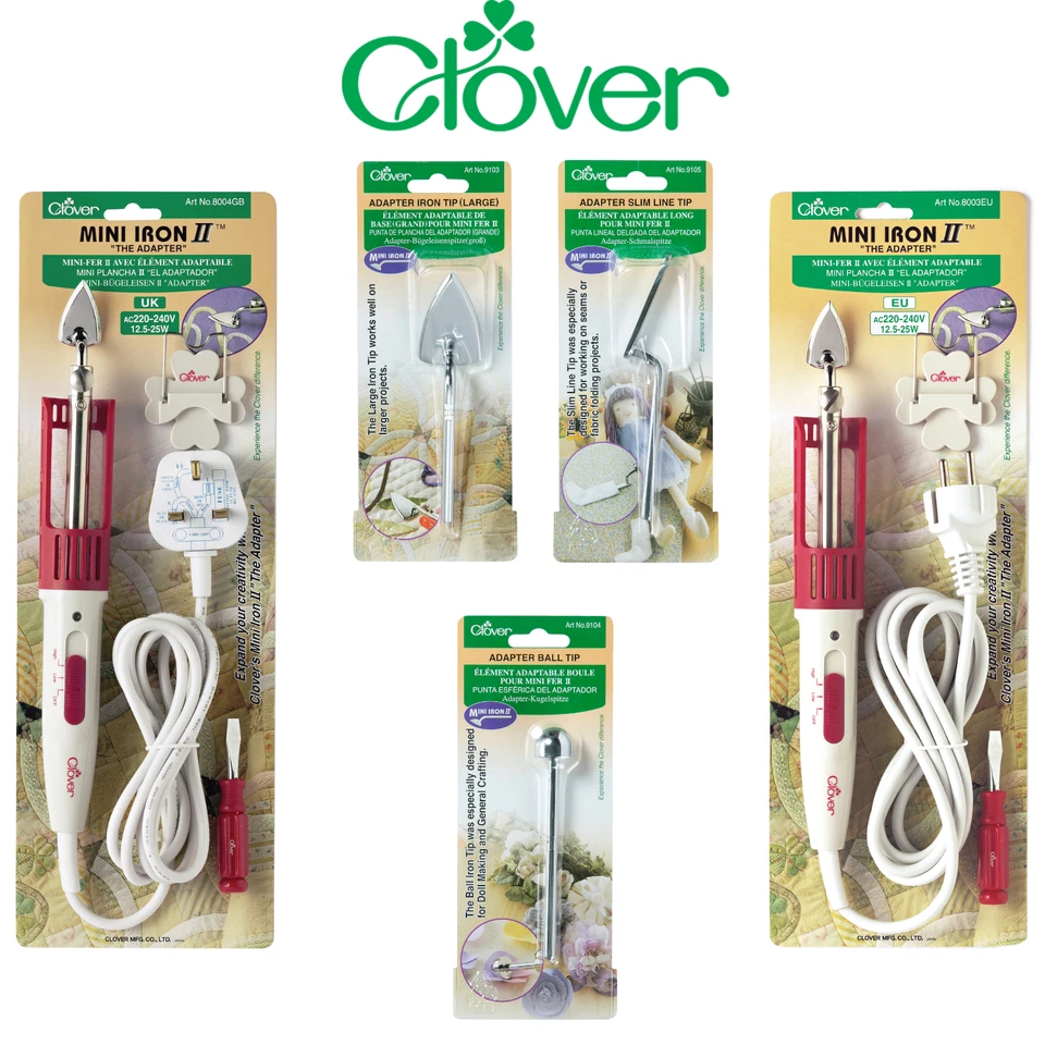 Clover Mini Iron II - Accesorios opcionales - Ideal con fabricantes de sesgos - Apliques Foto 1 de 1