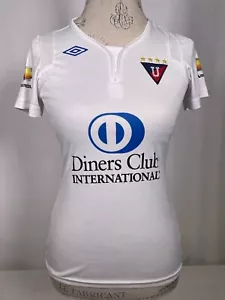LDU Liga Quito Ecuador University Umbro 2011 Fußball weiß Trikot Damen SMALL - Bild 1 von 14