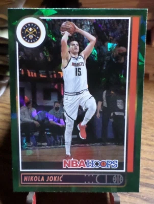 2021-22 Panini NBA Hoops - Green Ice #11 Nikola Jokić - Image 1 of 4