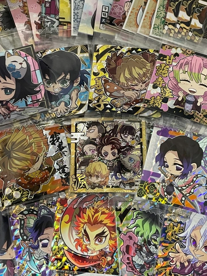 Demon Slayer Kimetsu no Yaiba Deformed Seal Wafer Sticker Part 1-9 Stock Single - Image 1 of 1