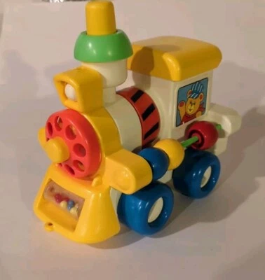 Brinquedo infantil vintage 1982 CBS Toys Busy Choo-choo **FUNCIONA*** - Imagem 1 de 4