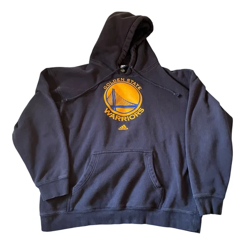 Adidas Golden State Warriors Hoodie Sweatshirt Men's Size XL NBA Basketball Cover