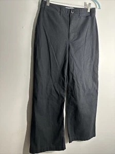 Old Navy Hose weites Bein extra hoher Bund schwarz Größe 4 - Bild 1 von 12