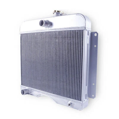 Radiador de refrigeración de aluminio de 3 filas para Jeep Truck Base 1956-1964 1957 1958 2,2 L Foto 1 de 4