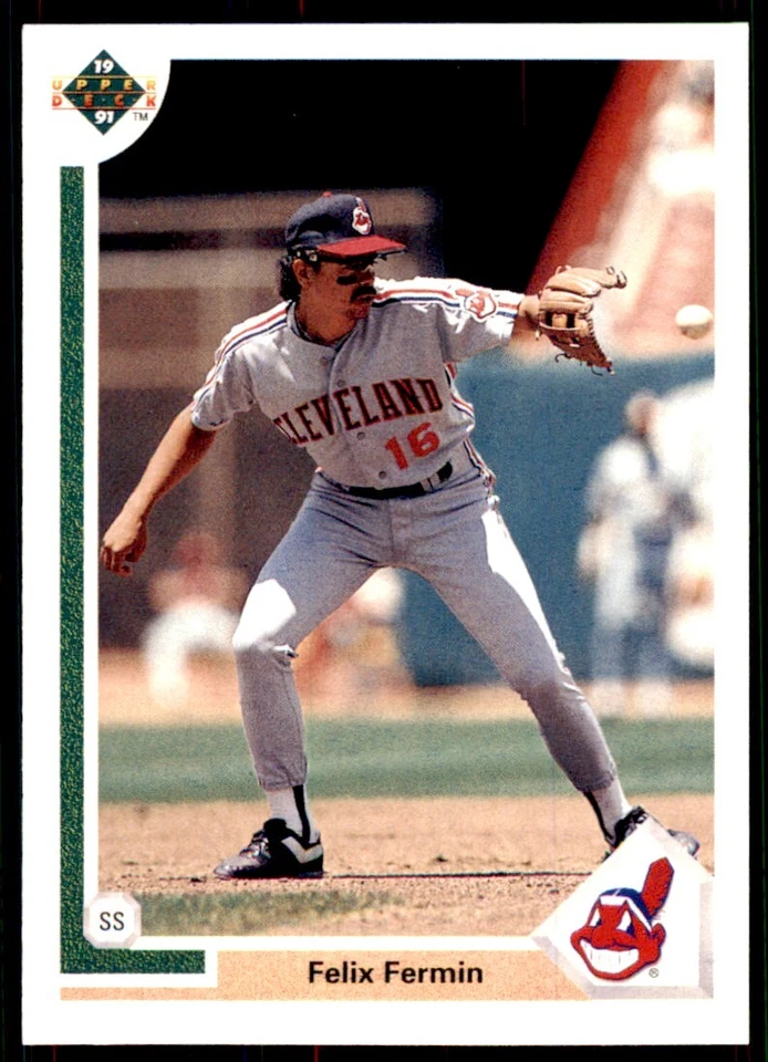 1991 Upper Deck Felix Fermin Baseball Cards #104 - Image 1 of 2