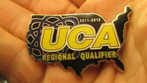 Pin de solapa United Cheerleading Association UCA Regional Qualifier 2011-2012 - Imagen 1 de 3