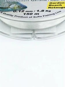 Sufix Specialiste Roach Gardon 0,12mm/1,80Kg/150m Monofilschnur Matchschnur - Photo 1/3