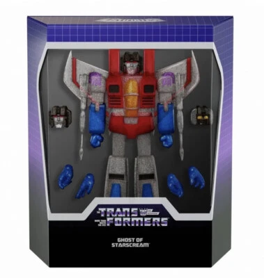 GHOST OF STARSCREAM Transformers Super7 Ultimates 7" action figure WV1 2022 New - Image 1 of 3