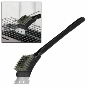 Barbecue BBQ Cleaning Brush Oven Grill Heavy Duty Steel Scraper Bristle UK Stock - Picture 1 of 6