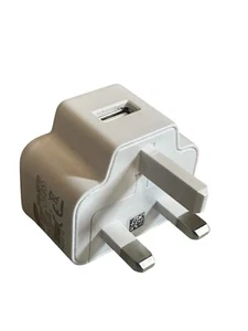 Original Samsung Reiseadapter Modell ETA-U90UWE 5,0V 2,0A weiß UK USB Stecker - Bild 1 von 4
